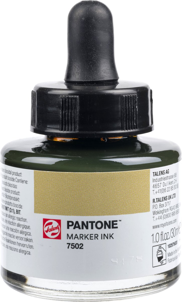 Talens | Pantone marker inkt 30 ml 7502
